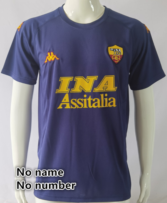 Roma Retro jersey Home and away adult Retro Roman soccer jersey 10-18 days.  About to reach your country