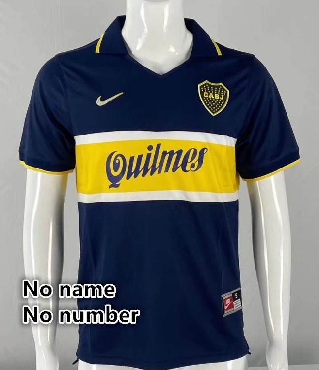 Boca Retro jersey Home and away adult Boca Roman soccer jersey 10-18 days.  About to reach your country