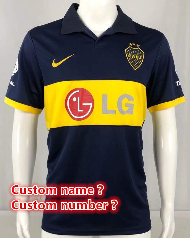 Boca Retro jersey Home and away adult Boca Roman soccer jersey 10-18 days.  About to reach your country