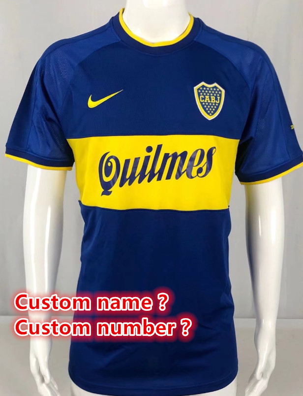 Boca Retro jersey Home and away adult Boca Roman soccer jersey 10-18 days.  About to reach your country