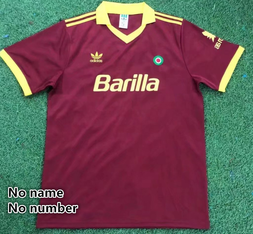 Roma Retro jersey Home and away adult Retro Roman soccer jersey 10-18 days.  About to reach your country