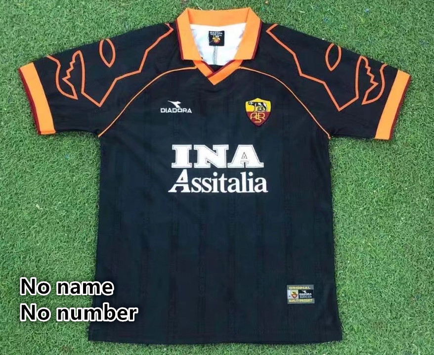 Roma Retro jersey Home and away adult Retro Roman soccer jersey 10-18 days.  About to reach your country