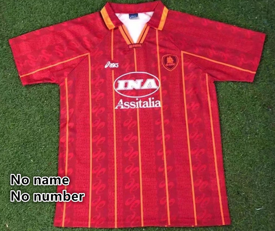 Roma Retro jersey Home and away adult Retro Roman soccer jersey 10-18 days.  About to reach your country