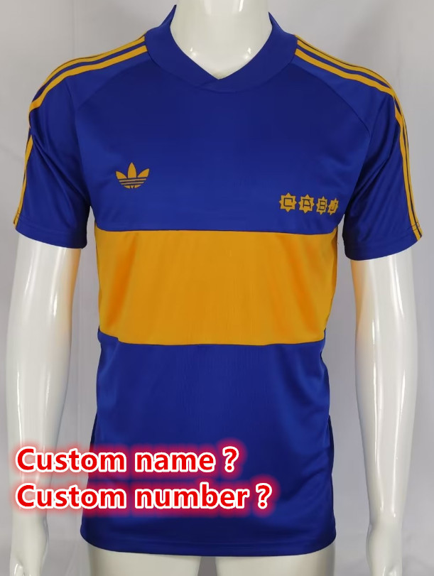 Boca Retro jersey Home and away adult Boca Roman soccer jersey 10-18 days.  About to reach your country