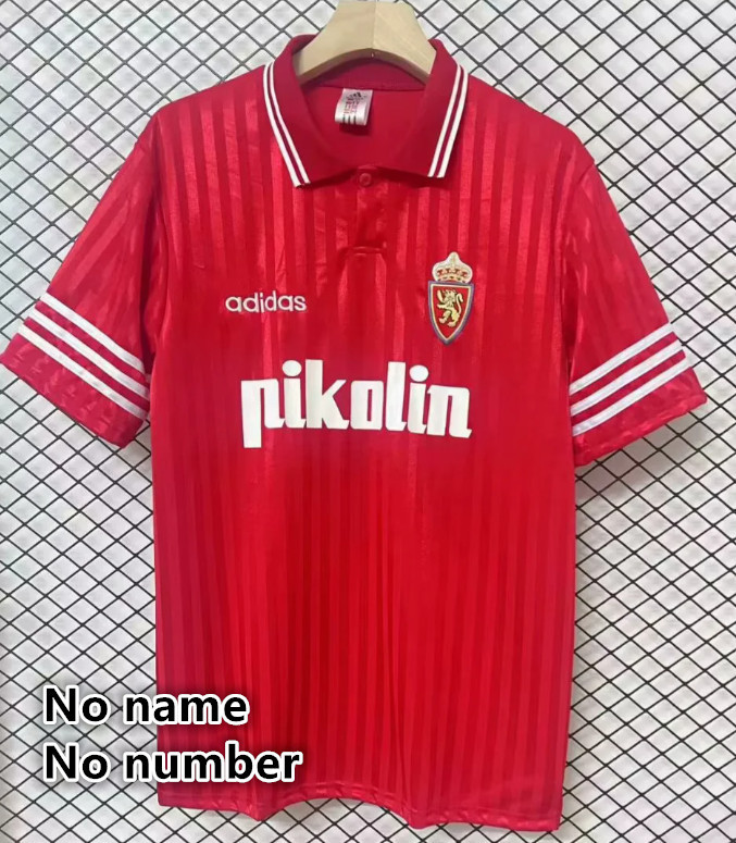 95/96 Zaragoza Retro jersey  Home and away  adult Retro Zaragoza soccer jersey 10-18 days.  About to reach your country