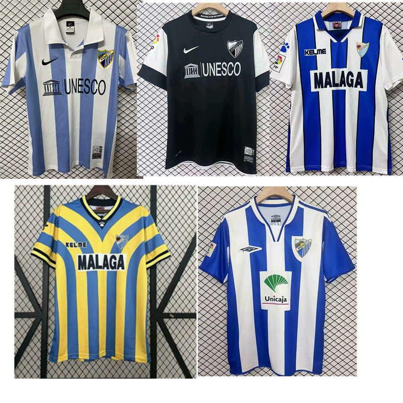 Malaga Retro jersey  Home and away adult Retro Malaga soccer jersey 10-18 days. About to reach your country