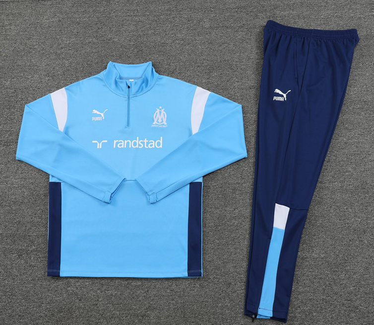 New Marseille training coat jacket  jersey kids kit adult kit New 24 25 Marseille training coat jacket soccer jersey 10-20 days. It will arrive in your country