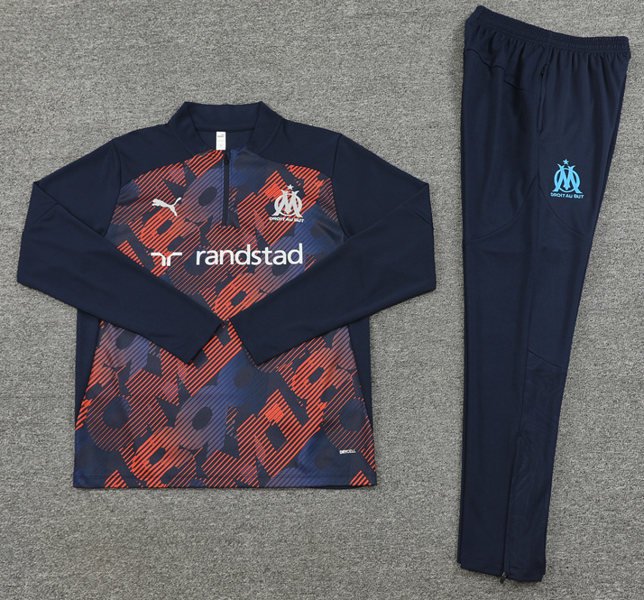 New Marseille training coat jacket  jersey kids kit adult kit New 24 25 Marseille training coat jacket soccer jersey 10-20 days. It will arrive in your country
