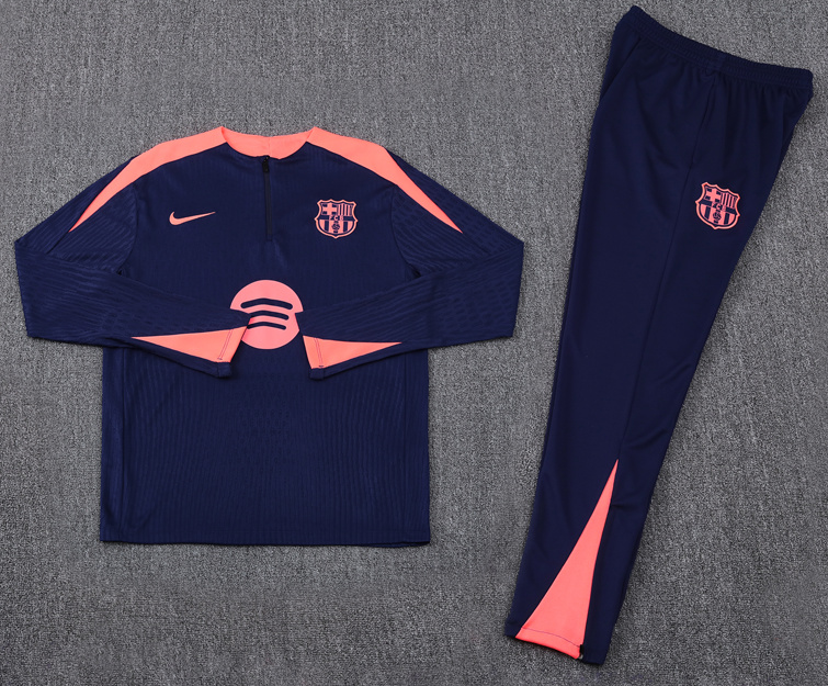 New Barcelona training coat jacket  jersey kids kit adult kit New 24 25 Barcelona training coat jacket soccer jersey 10-20 days. It will arrive in your country
