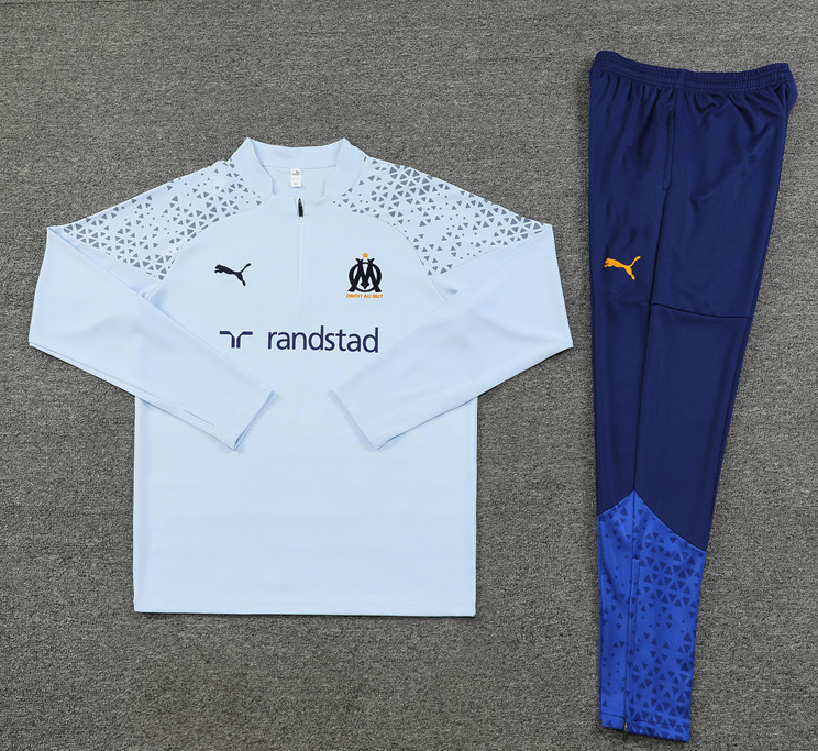 New Marseille training coat jacket  jersey kids kit adult kit New 24 25 Marseille training coat jacket soccer jersey 10-20 days. It will arrive in your country