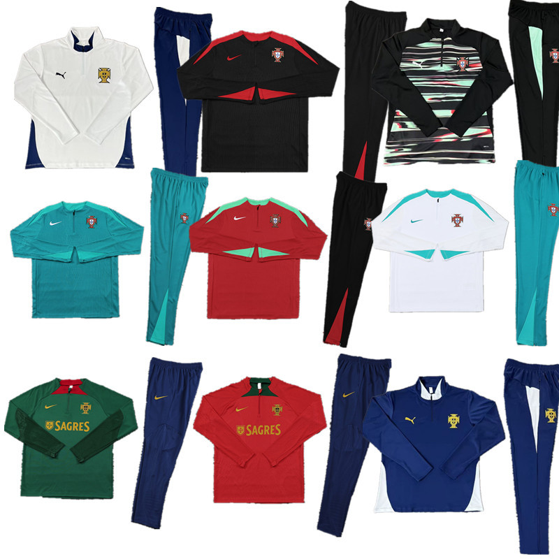 New Portugal training coat jacket  jersey kids kit adult kit New 24 25 Portugal training coat jacket soccer jersey 10-20 days. It will arrive in your country