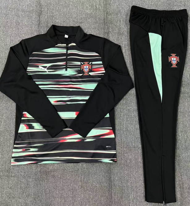 New Portugal training coat jacket  jersey kids kit adult kit New 24 25 Portugal training coat jacket soccer jersey 10-20 days. It will arrive in your country