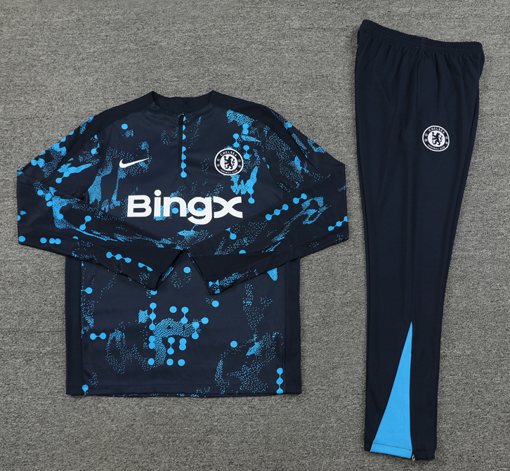 New Chelsea training coat jacket  jersey kids kit adult kit New 24 25 Chelsea training coat jacket soccer jersey 10-20 days. It will arrive in your country