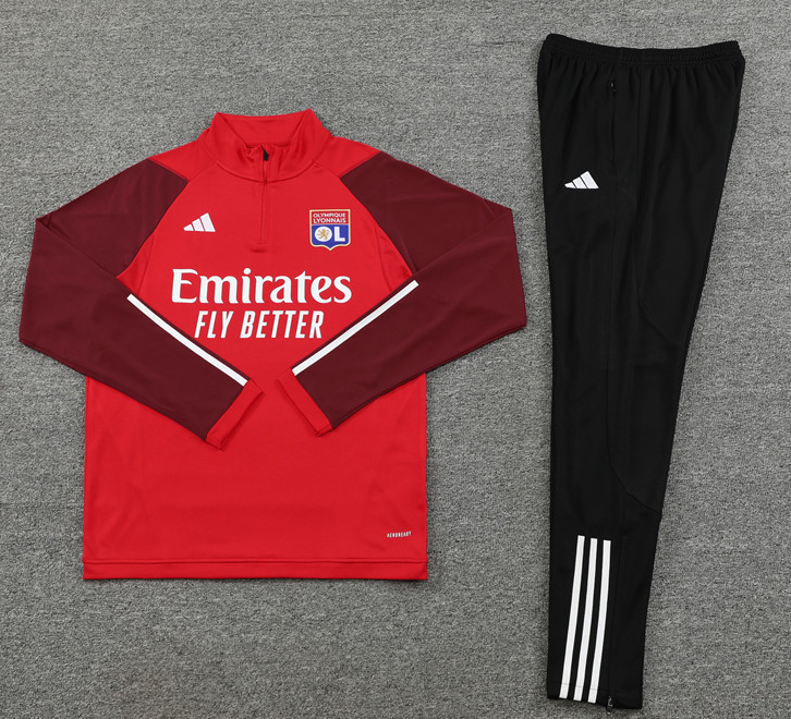 New Lyon training coat jacket  jersey kids kit adult kit New 24 25 Lyon training coat jacket soccer jersey 10-20 days. It will arrive in your country