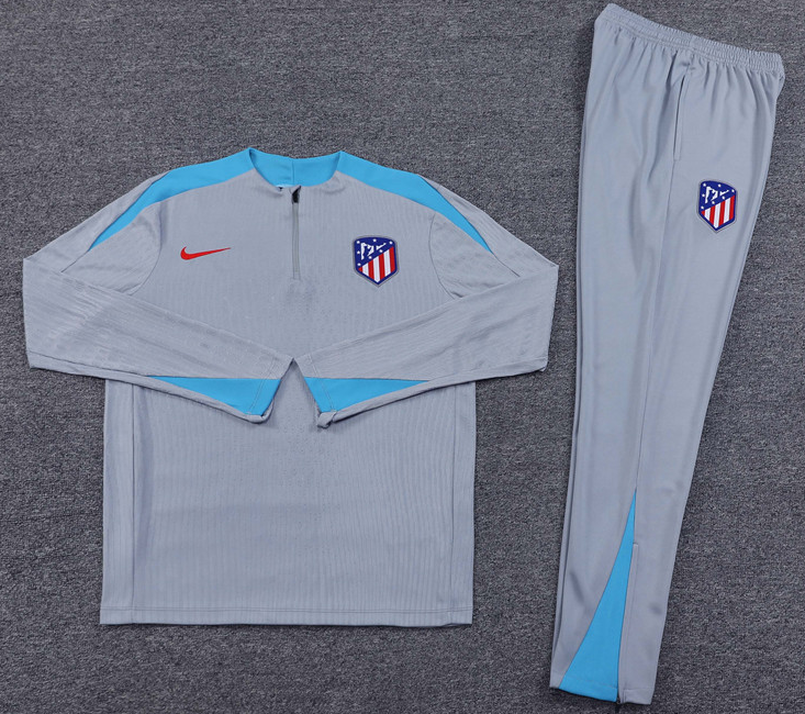 New Atletico Madrid training coat jacket  jersey kids kit adult kit New 24 25 Atletico Madrid training coat jacket soccer jersey 10-20 days. It will arrive in your country