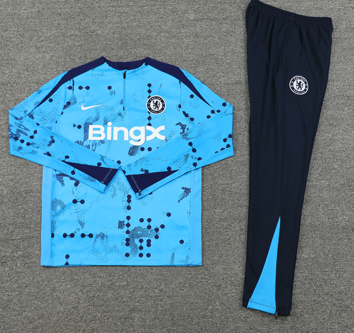 New Chelsea training coat jacket  jersey kids kit adult kit New 24 25 Chelsea training coat jacket soccer jersey 10-20 days. It will arrive in your country