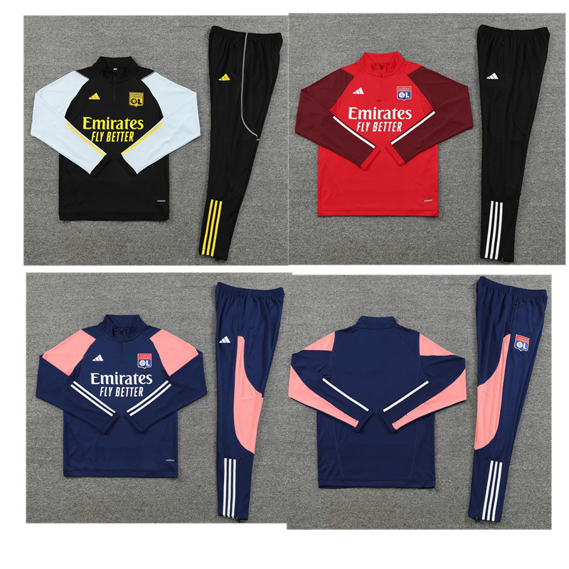 New Lyon training coat jacket  jersey kids kit adult kit New 24 25 Lyon training coat jacket soccer jersey 10-20 days. It will arrive in your country