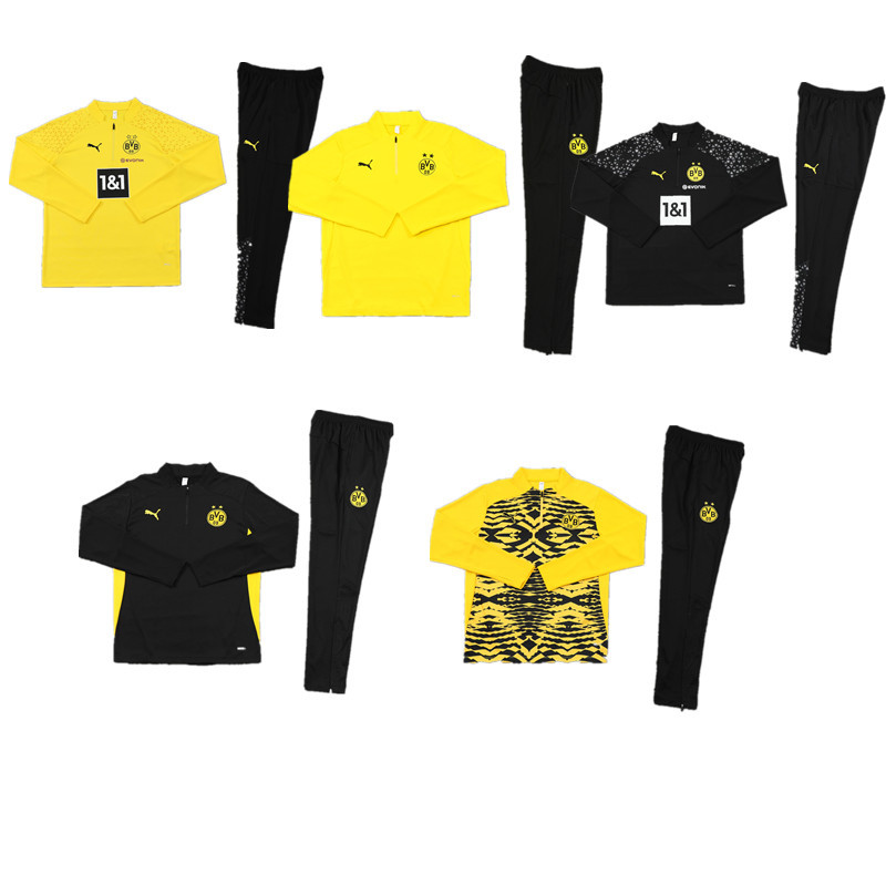 New Dortmund training coat jacket  jersey kids kit adult kit New 24 25 Dortmund training coat jacket soccer jersey 10-20 days. It will arrive in your country