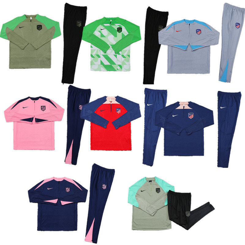 New Atletico Madrid training coat jacket  jersey kids kit adult kit New 24 25 Atletico Madrid training coat jacket soccer jersey 10-20 days. It will arrive in your country