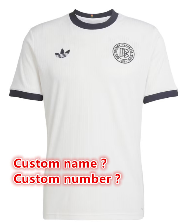 new Germany 125th Anniversary jersey 2025 2026  Home and away New adult  25/26 Germany soccer jersey 10-20 days. It will arrive in your country