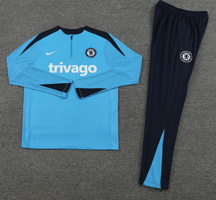 New Chelsea training coat jacket  jersey kids kit adult kit New 24 25 Chelsea training coat jacket soccer jersey 10-20 days. It will arrive in your country