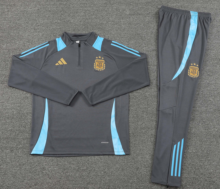 New Argentina training coat jacket  jersey kids kit adult kit New 24 25 Argentina training coat jacket soccer jersey 10-20 days. It will arrive in your country