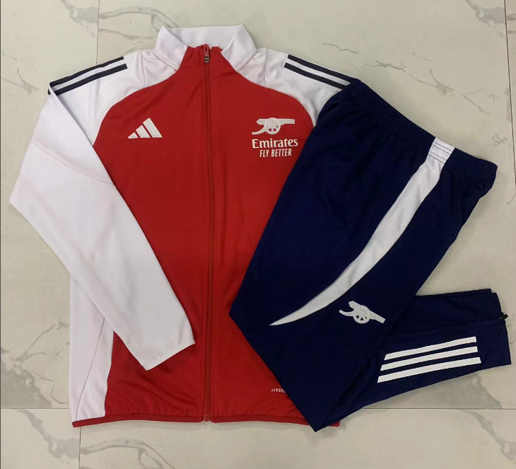 New Arsenal  training coat jacket  jersey kids kit adult kit New 24 25 Arsenal coat jacket soccer jersey 10-20 days. It will arrive in your country