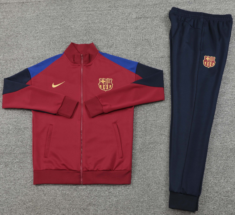 New Barcelona training coat jacket  jersey kids kit adult kit New 24 25 Barcelona coat jacket soccer jersey 10-20 days. It will arrive in your country