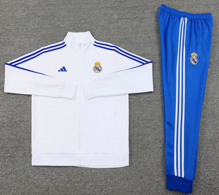 24 25 New Real Madrid training coat jacket  jersey adult kit New 24 25 Real Madrid coat jacket soccer jersey 10-20 days. It will arrive in your country