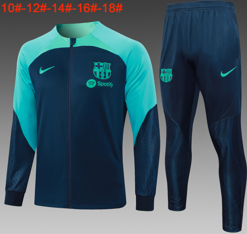 New Barcelona training coat jacket  jersey kids kit adult kit New 24 25 Barcelona coat jacket soccer jersey 10-20 days. It will arrive in your country
