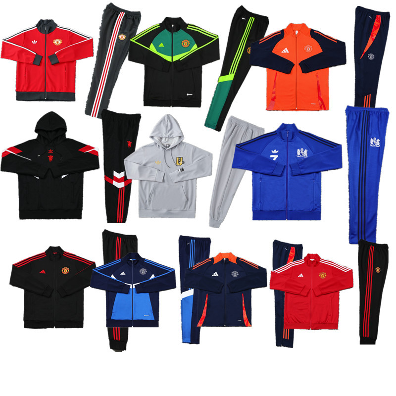 24 25 New Manchester United training coat jacket  jersey adult kit New 24 25 Manchester United coat jacket soccer jersey 10-20 days. It will arrive in your country