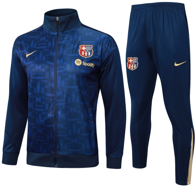 New Barcelona training coat jacket  jersey kids kit adult kit New 24 25 Barcelona coat jacket soccer jersey 10-20 days. It will arrive in your country