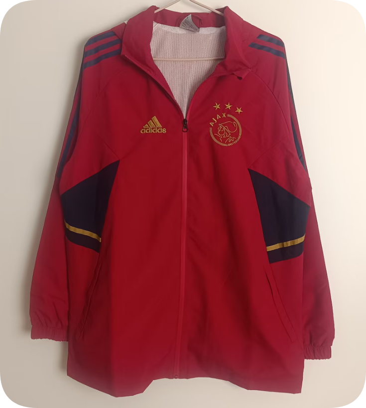 New Ajax Netherlands Trench coatcoat jacket  jersey adult kit New 24 25 Netherlands  Ajax Trench coat coat  jacket soccer jersey 10-20 days. It will arrive in your country