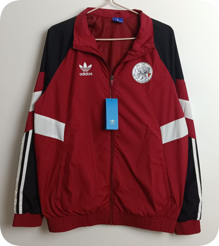 New Ajax Netherlands Trench coatcoat jacket  jersey adult kit New 24 25 Netherlands  Ajax Trench coat coat  jacket soccer jersey 10-20 days. It will arrive in your country