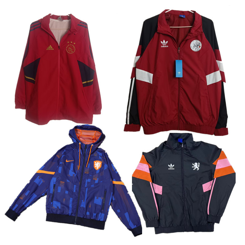 New Ajax Netherlands Trench coatcoat jacket  jersey adult kit New 24 25 Netherlands  Ajax Trench coat coat  jacket soccer jersey 10-20 days. It will arrive in your country