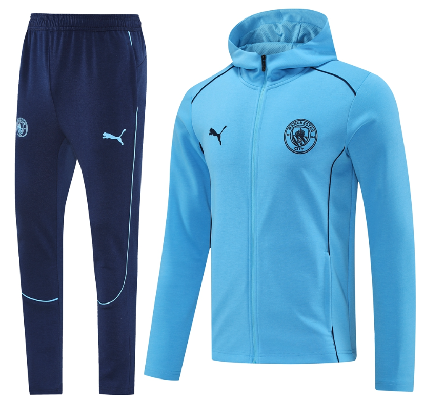 25 26 New Manchester City  training coat jacket  jersey kids kit adult kit New 24 25 Manchester City coat jacket soccer jersey 10-20 days. It will arrive in your country