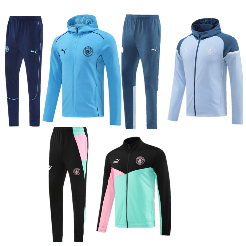 25 26 New Manchester City  training coat jacket  jersey kids kit adult kit New 24 25 Manchester City coat jacket soccer jersey 10-20 days. It will arrive in your country