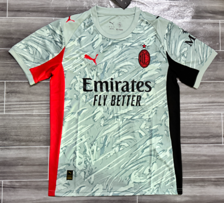 25 26 AC Milan  jersey 2024 2025 Home and away adult 2025 2026 AC Milan soccer jersey 10-20 days. It will arrive in your country