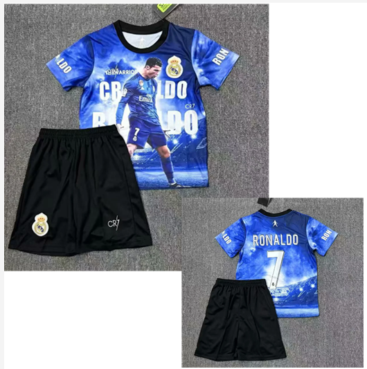 Real Madrid new R0NALDO  jersey 2025 2026  Home and away New kids kit  25/26 R0NALDO soccer jersey 10-20 days. It will arrive in your country