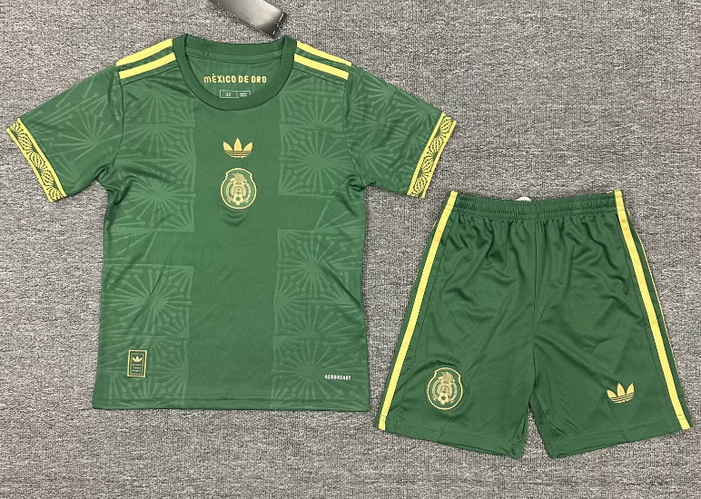 Mexico Golden Ball special edition jersey 25 26  kids kit Home Third away New adult 2025 2026 Mexico soccer jersey 10-20 days. It will arrive in your country