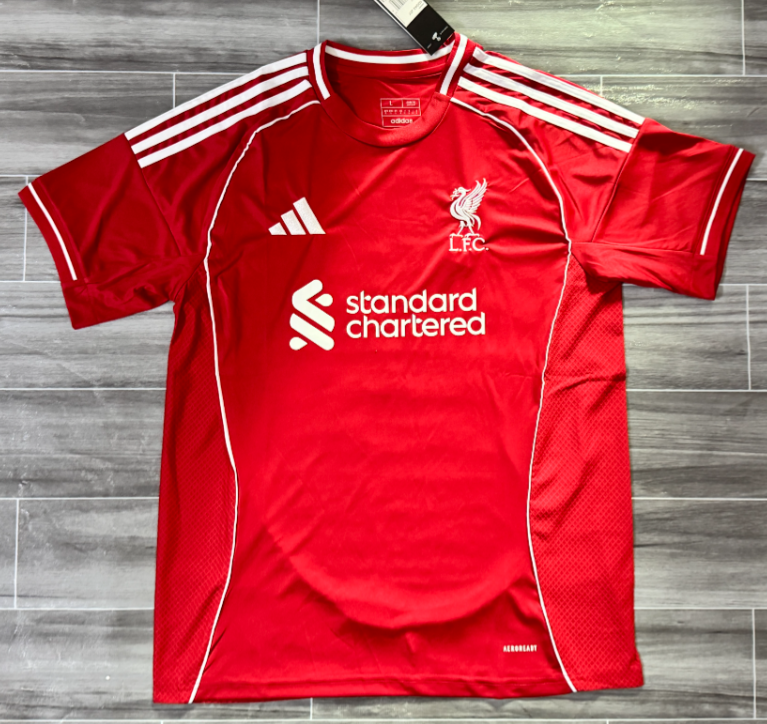 25 26  Liverpool adult jersey 2024 2025 Home and away 2025 2026 Liverpool soccer jersey 10-20 days. It will arrive in your country