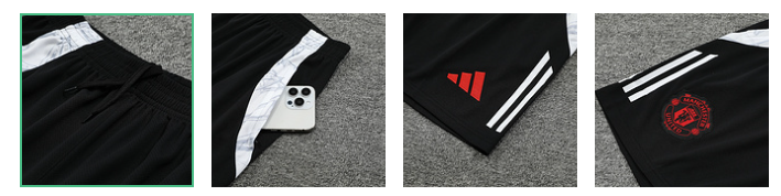 Manchester United jersey Pocket zipper pants kids kit New training  adult kit  Home and away 25 26 Manchester United soccer jersey 10-20 days. It will arrive in your country