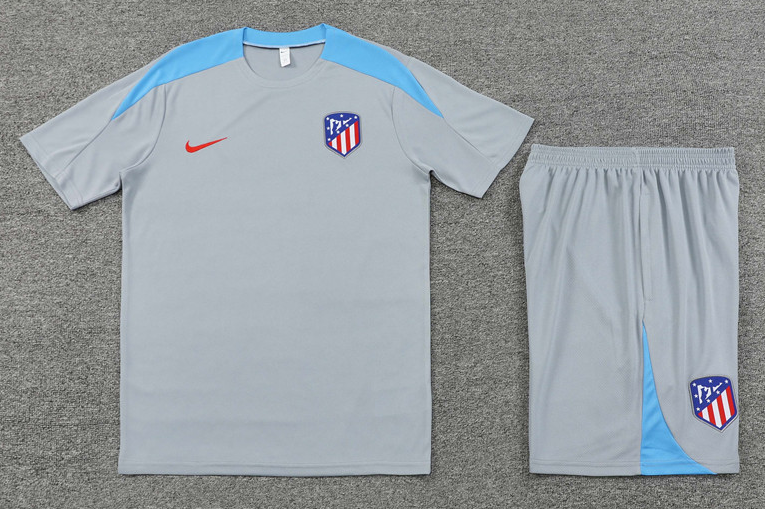 Atletico Madrid jersey Pocket zipper pants kids kit New training  adult kit  Home and away 25 26 Atletico Madrid soccer jersey 10-20 days. It will arrive in your country