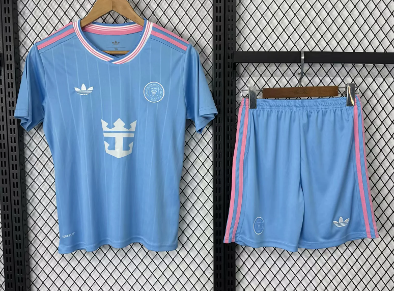 Inter Miami jersey kids kit 25 26 Home and away New adult kit 2025 2026 Inter Miami soccer jersey 10-20 days. It will arrive in your country