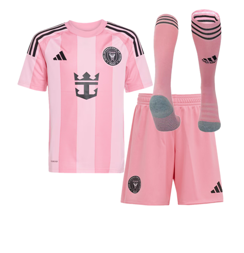 Inter Miami jersey kids kit 25 26 Home and away New adult kit 2025 2026 Inter Miami soccer jersey 10-20 days. It will arrive in your country