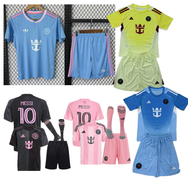 Inter Miami jersey kids kit 25 26 Home and away New adult kit 2025 2026 Inter Miami soccer jersey 10-20 days. It will arrive in your country