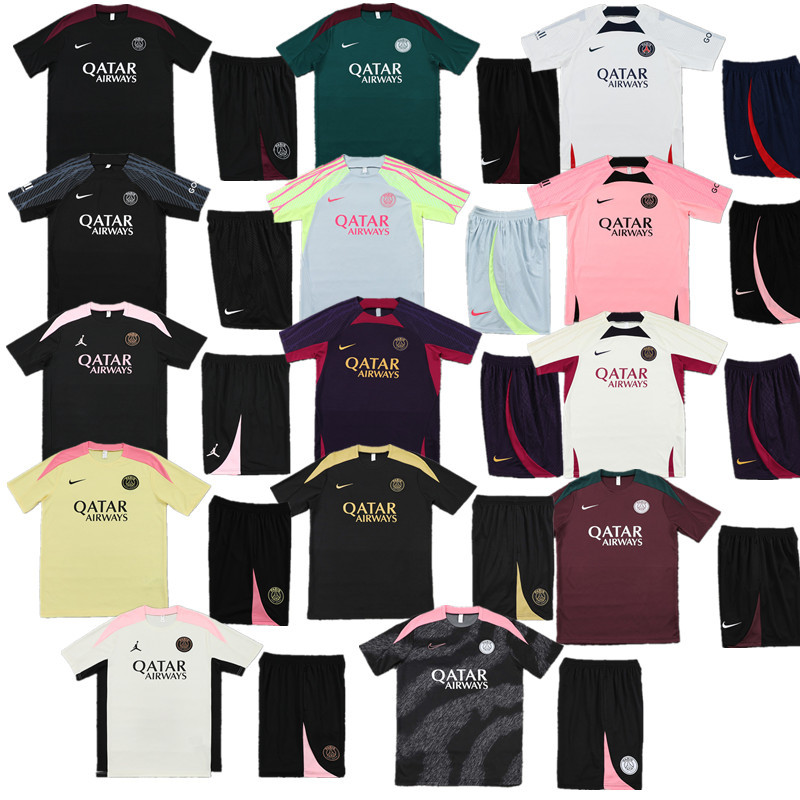 psg jersey Pocket zipper pants kids kit New training  adult kit  Home and away 25 26 PSG soccer jersey 10-20 days. It will arrive in your country