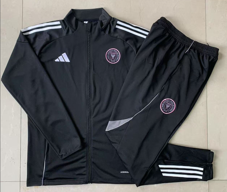 Inter Miam  training coat jacket  jersey kids kit adult kit New 25 26 Inter Miam coat jacket soccer jersey 10-20 days. It will arrive in your country