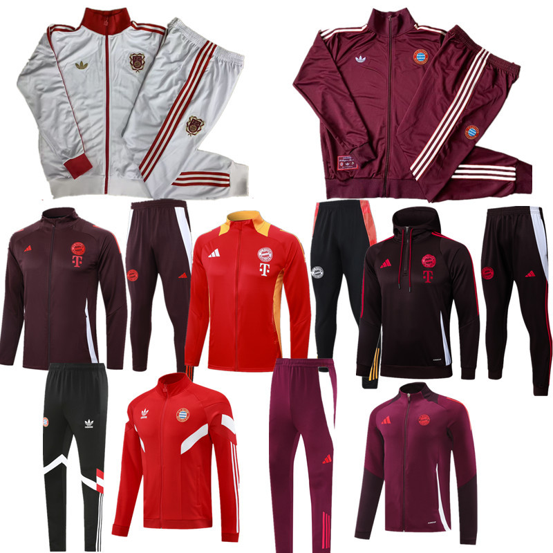 Bayern Munich training coat jacket  jersey kids kit adult kit New 24 25 Bayern Munich coat jacket soccer jersey 10-20 days. It will arrive in your country