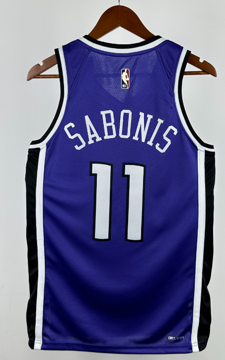 Kings  NBA basketball jersey, 24 25  jersey, adult men's tank top jersey DEROZAN  10 SABONIS 11 FOX 5